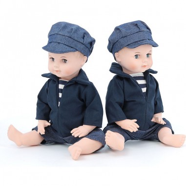 Baigneur 40 cm Marin - yeux bleus - Baigneur - Vilac