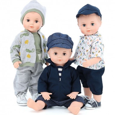 Baigneur 40 cm Marin - yeux bleus - Baigneur - Vilac