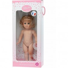 Marie-Françoise classique 40 cm nue, cheveux au carré blonds et yeux bleus - Poupées nues - Vilac 2