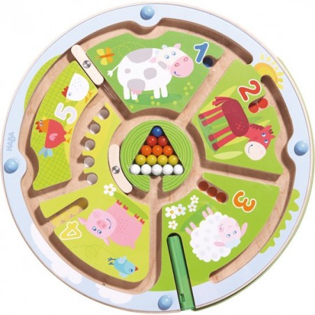 Jeu magnétique Labyrinthe des chiffres - Haba