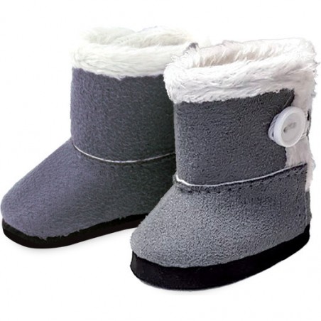 Bottes grises pour poupée 28 cm - Chaussures - Vilac