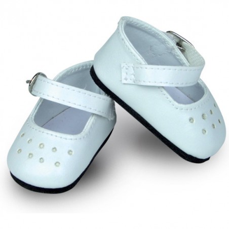 Chaussures blanches pour poupée 34 cm - Chaussures - Vilac