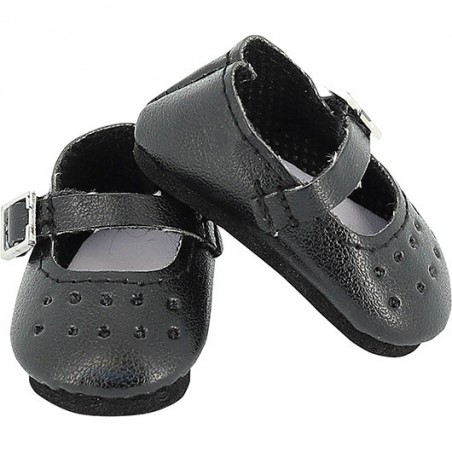 Chaussures à bride coloris noir pour poupée Minouche taille 34 cm - Chaussures - Vilac