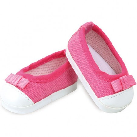 Chaussures rose et blanche pour poupée T39 à 48 cm - Chaussures - Vilac