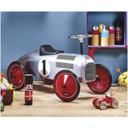 Porteur voiture vintage gris - Un jeu - Vilac