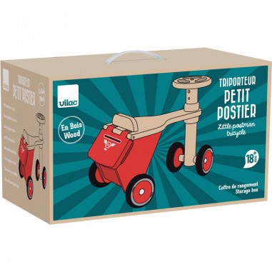 Triporteur petit postier en bois - Vilac