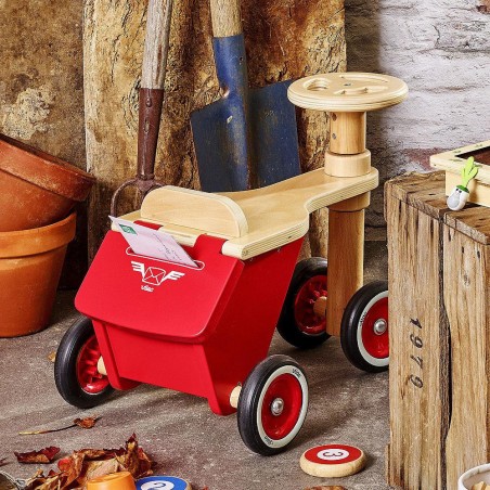 Triporteur petit postier en bois - Vilac