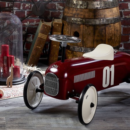 Porteur en métal, Vintage bordeaux - Porteurs voitures métal - Vilac