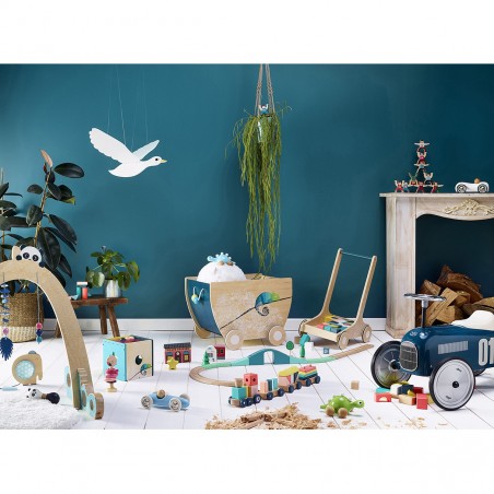 Chariot de marche, Sous la canopée - Animaux à bascule bébé & Jouets à bascule - Vilac