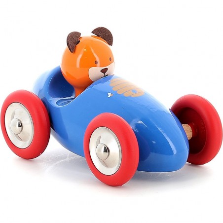 Voiture en bois Boizoos, Marcel l'ourson - Petits bolides - Vilac