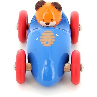 Voiture en bois Boizoos, Marcel l'ourson - Petits bolides - Vilac
