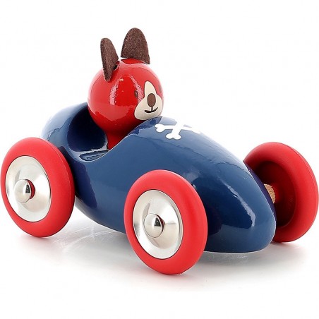 Voiture en bois Boizoos, Lucien le chien - Petits bolides - Vilac