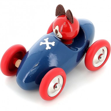 Voiture en bois Boizoos, Lucien le chien - Petits bolides - Vilac