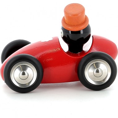 Voiture en bois Boizoos, René le pingouin - Petits bolides - Vilac