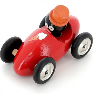 Voiture en bois Boizoos, René le pingouin - Petits bolides - Vilac