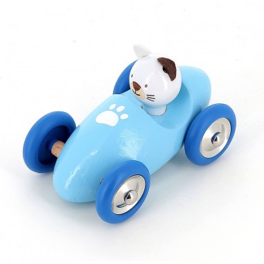 Voiture en bois Boizoos, Mariette la minette - Petits bolides - Vilac