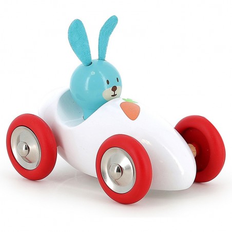 Voiture en bois Boizoos, Raoul le lapin - Petits bolides - Vilac