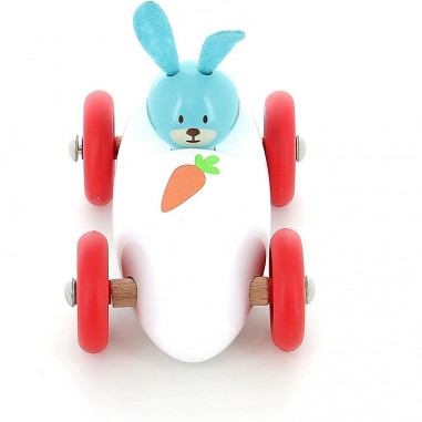 Voiture en bois Boizoos, Raoul le lapin - Petits bolides - Vilac