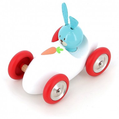 Voiture en bois Boizoos, Raoul le lapin - Petits bolides - Vilac