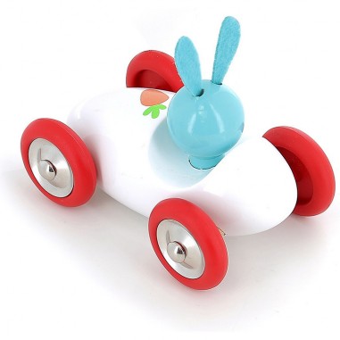 Voiture en bois Boizoos, Raoul le lapin - Petits bolides - Vilac