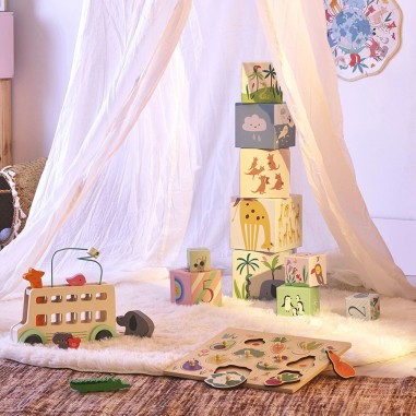 Encastrement les légumes du jardin - Sarah Betz - Premières découvertes - Vilac