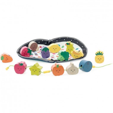 Perles en bois, Tutti frutti - Andy Westface - Premières découvertes - Vilac