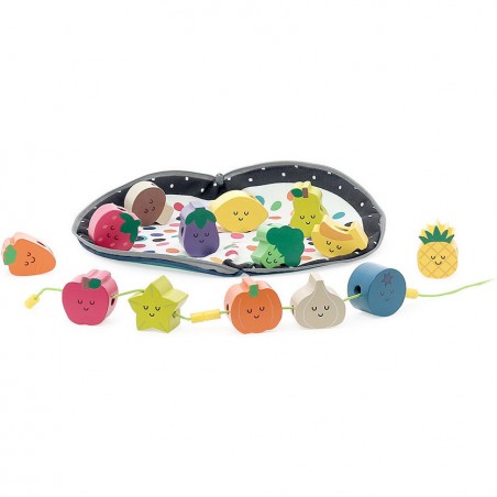 Perles en bois, Tutti frutti - Andy Westface - Premières découvertes - Vilac