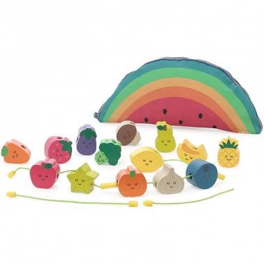 Perles en bois, Tutti frutti - Andy Westface - Premières découvertes - Vilac