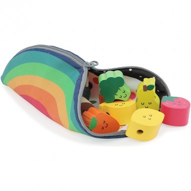 Perles en bois, Tutti frutti - Andy Westface - Premières découvertes - Vilac