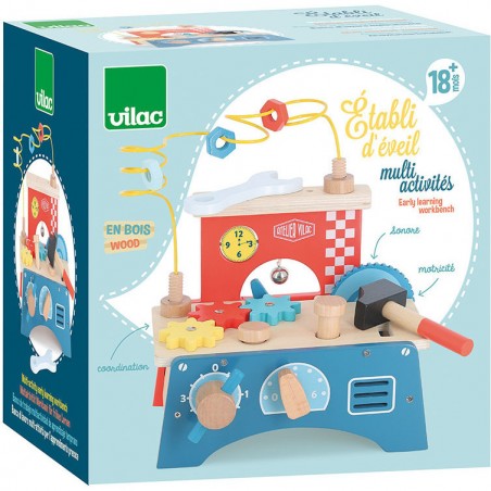 Etabli d'éveil multi-activités - Premières histoires - Vilac