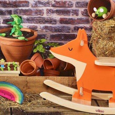 Bascule Renard - Andy Westface - Animaux à bascule bébé & Jouets à bascule - Vilac