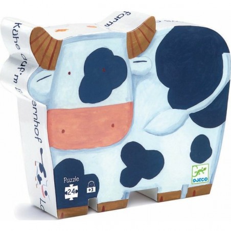 Puzzle Djeco - Les vaches à la ferme
