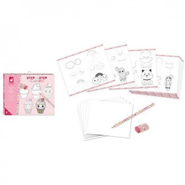 Step by step Drawing Kawaï - Loisirs créatifs - Janod
