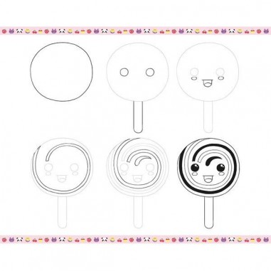 Step by step Drawing Kawaï - Loisirs créatifs - Janod
