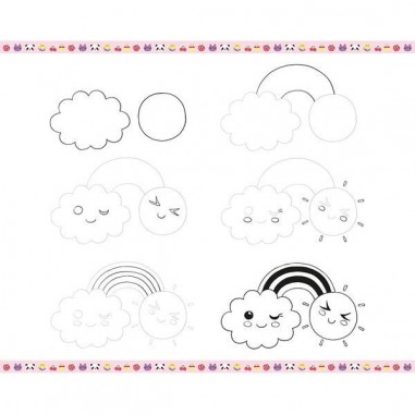 Step by step Drawing Kawaï - Loisirs créatifs - Janod