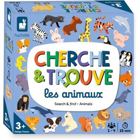 Mon Premier Cherche Et Trouve - Animaux : Jeux de mémoire & d'associations - Janod