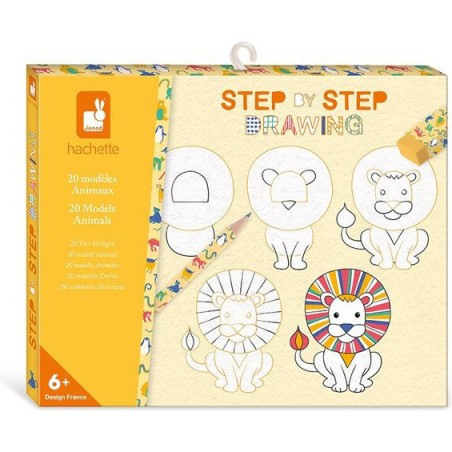 Step by step Drawing Animaux - Loisirs créatifs - Janod