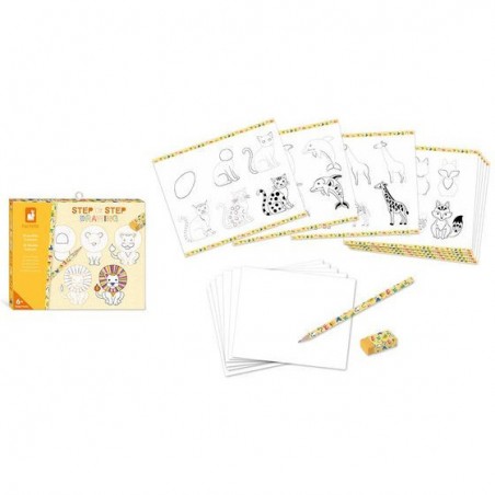 Step by step Drawing Animaux - Loisirs créatifs - Janod