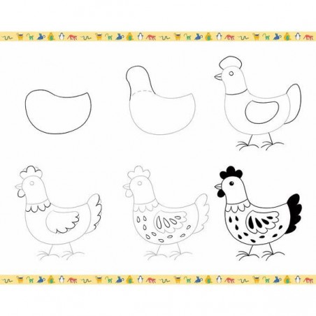 Step by step Drawing Animaux - Loisirs créatifs - Janod
