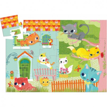 Puzzle 24 pièces Chat - Janod