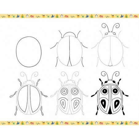 Step by step Drawing Animaux - Loisirs créatifs - Janod