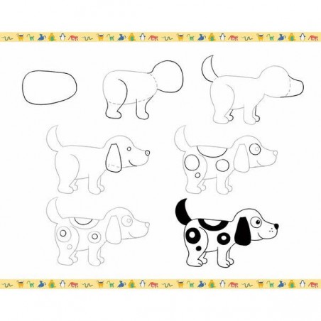 Step by step Drawing Animaux - Loisirs créatifs - Janod