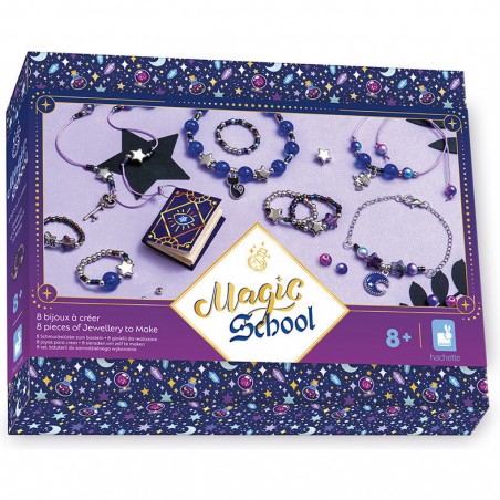 Magic School - 8 Bijoux A Créer : Collection "Les Ateliers Bijoux" & Perles - Janod