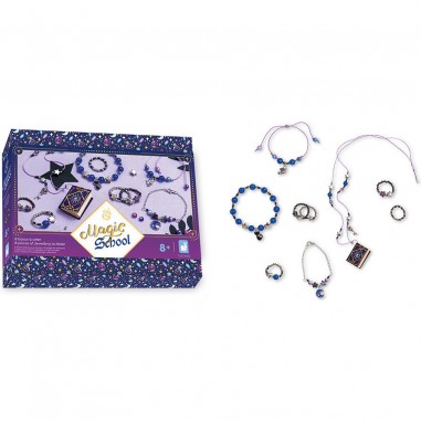 Magic School - 8 Bijoux A Créer : Collection "Les Ateliers Bijoux" & Perles - Janod