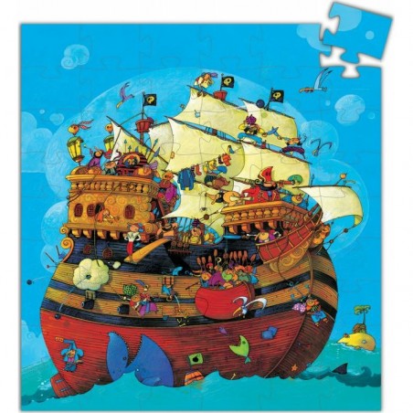 Puzzle Djeco 54 pièces - Le bateau de pirates
