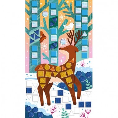 Mosaïques Bel Hiver : Mosaïque & Gommettes - Janod