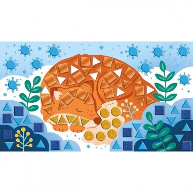 Mosaïques Bel Hiver : Mosaïque & Gommettes - Janod