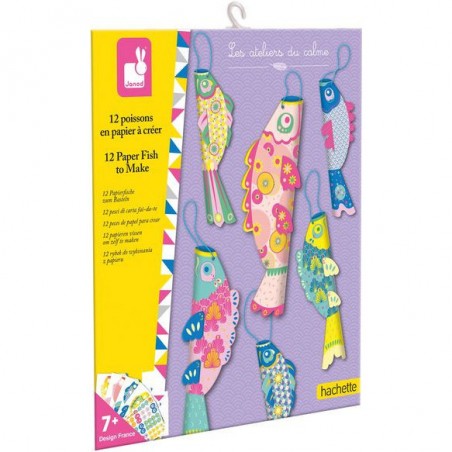 12 Poissons En Papier A Créer : Créations 3D - Janod
