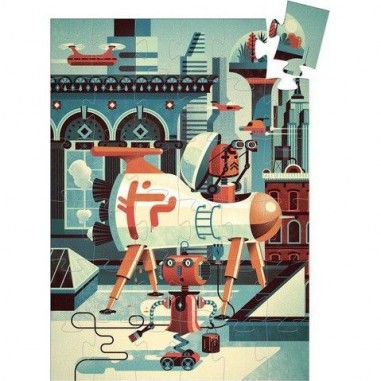 Puzzle Djeco 36 pièces - Bob le Robot