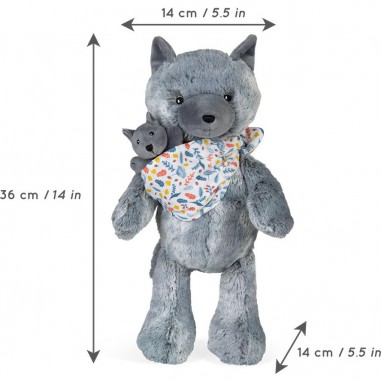 Peluche maman louve Louise - Kaloo